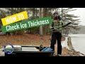 How to Check Ice Thickness
