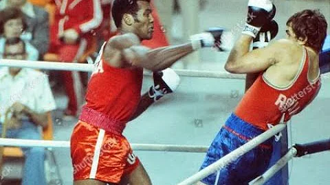 Teofilo Stevenson (Cuba) vs Mircea Simon (Romania)...