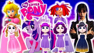 My Talking Angela 2 New Update Gameplay Princess Peach vs The Little Pony vs Ragatha vs Wednesday
