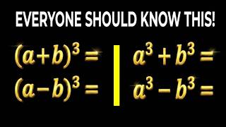 All Basic Algebra Formulas You MUST Know!