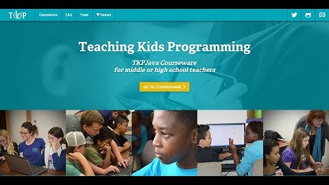 Welcome for K-12 TKPJava Teachers