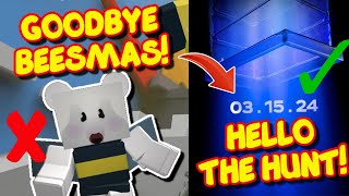 GOODBYE BEESMAS  HELLO 'THE HUNT' [BEE SWARM SIMULATOR THEORY]