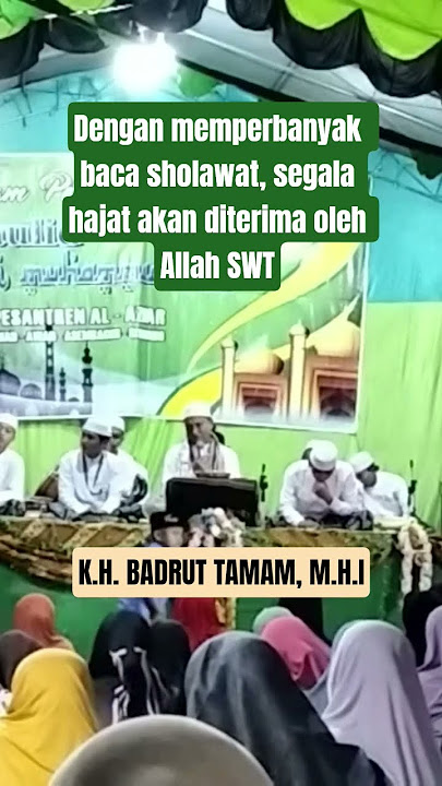 With Istiqomah reciting sholawat, all wishes will be accepted by Allah SWT @ZaiHalCHANNEL