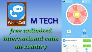 Whatscall | Free call India | Free International calls | Free mein calls kaise Karen screenshot 1