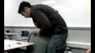 ____ gets his backback flipped and pen disassembled