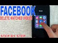 ✅  How To Delete Facebook Watched Video History 🔴