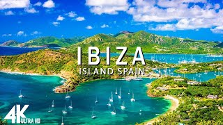 FLYING OVER IBIZA (4K UHD)  Icon of wilderness and purity & Treasure by the sea