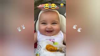 Cute And Funny Baby Laughing Hysterically Compilation || #funnybaby #funnyvideos