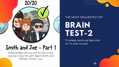 Brain Test-2| Smith and Joe Part-1| All levels in Full Hd