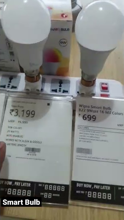 Smart Bulb⚡️Wipro Smart bulb ⚡️Phillips Smart Bulb ⚡️MI Smart Bulb⚡️Wifi control bulb ⚡️Smart Gadget