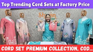 Top Trending Cord Sets at Factory Price | Cord Set Wholesale Market | Surat Cord Set Collection