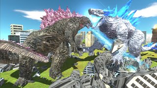 Godzilla x Kong: The journey around the globe following Godzilla! - Animal Revolt Battle Simulator