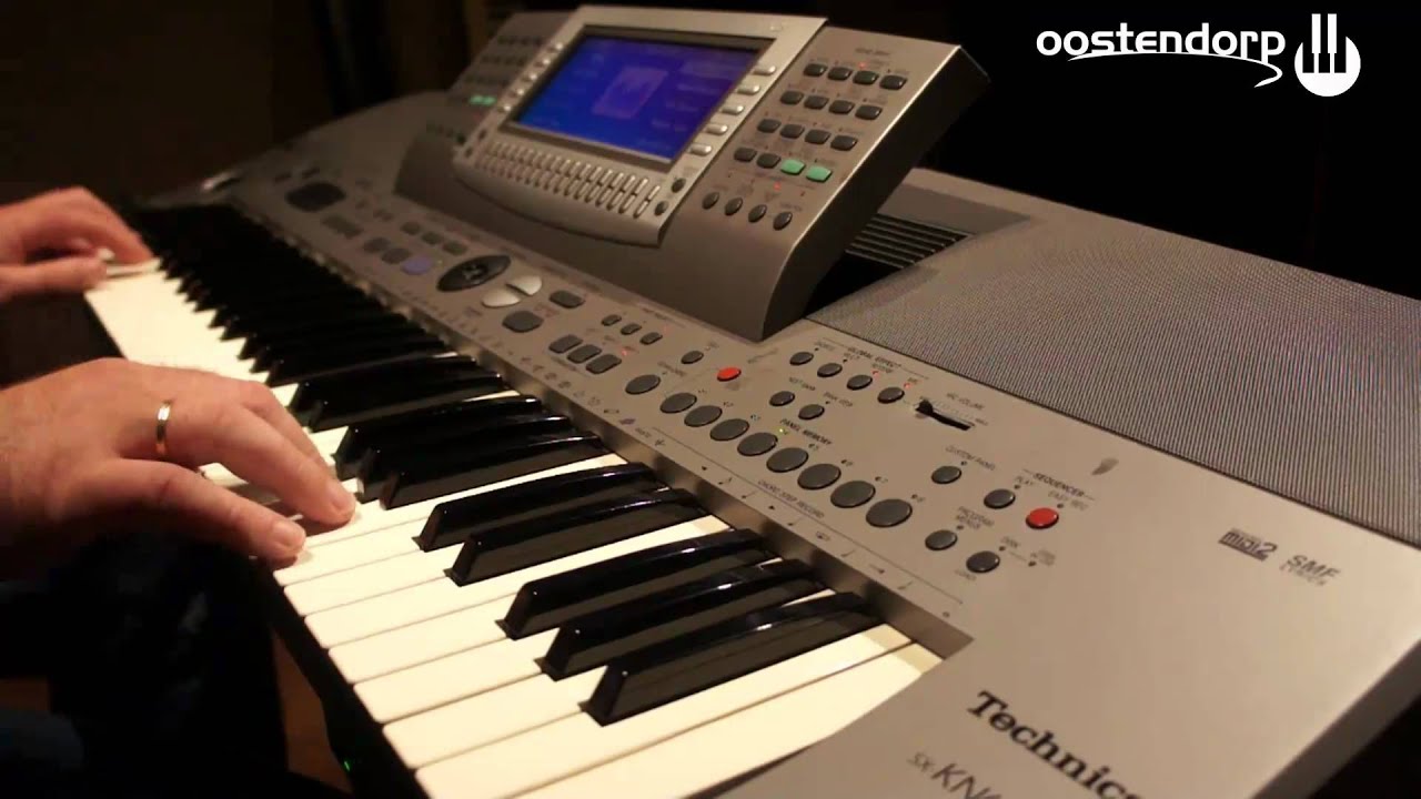 Technics KN 6000 keyboard bij Oostendorp Muziek - YouTube