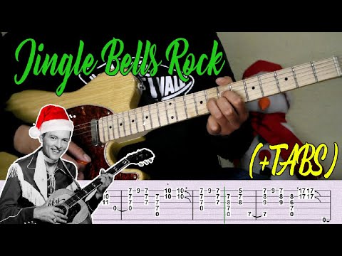 jingle-bell-rock---bobby-helms-|-guitar-lesson-|-tutorial-+-tabs-|-chord-melody-|