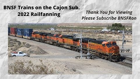 BNSF 7835 Double Stack Train MP10 Cajon Sub.  #bnsf #Double Stack