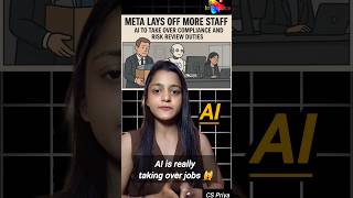 Meta lays off staff? AI is really taking over human jobs? #shorts #ytshorts #ai