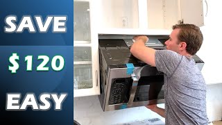How to Install a Microwave // Over The Range