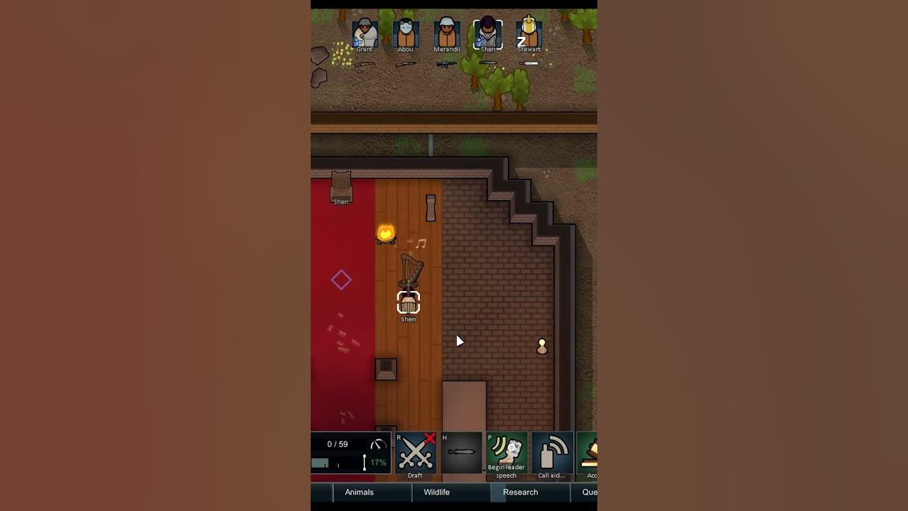 Shen plays on his new harp #shorts #rimworld - YouTube