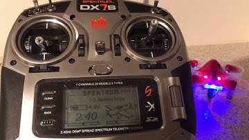 Spektrum DX7S setup for Inductrix FPV + Plus