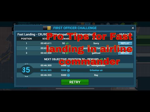 AIRLINE COMMANDER FAST LANDING PRO TIPS/ AIRLINE COMMANDER