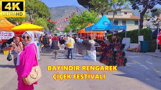 İzmi̇r Bayindir 25 Uluslararasi Çi̇çek Festi̇vali̇ Rengarek Çeşi̇t Çeşi̇t Çi̇çekler 4K Uhd 28042024