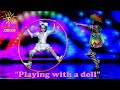 Clownery - &quot;Playing with a doll&quot;. Children acrobats on hoops - &quot;Cyr Wheel&quot;.