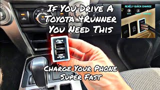 Every Toyota 4Runner NEEDS THIS Dual USB Port Quick Charger Socket 3.2 Amps Quick Charge Your Phone