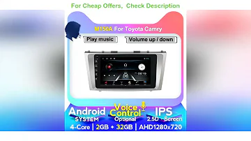❄️For Toyota Camry 07-11 Modified Android Big Screen Central Control Car Navigation Integrated Mach