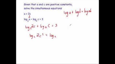 Logarithms - Question 8