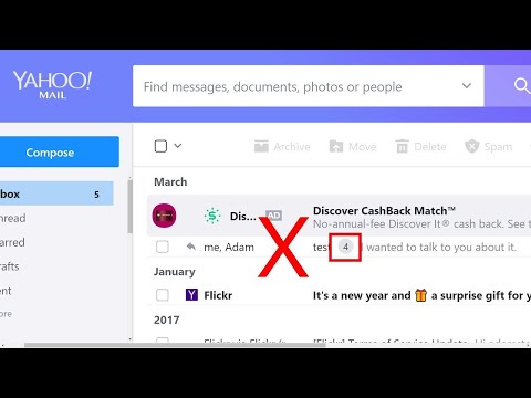 Vidéo: Comment afficher les messages non lus dans Yahoo ?