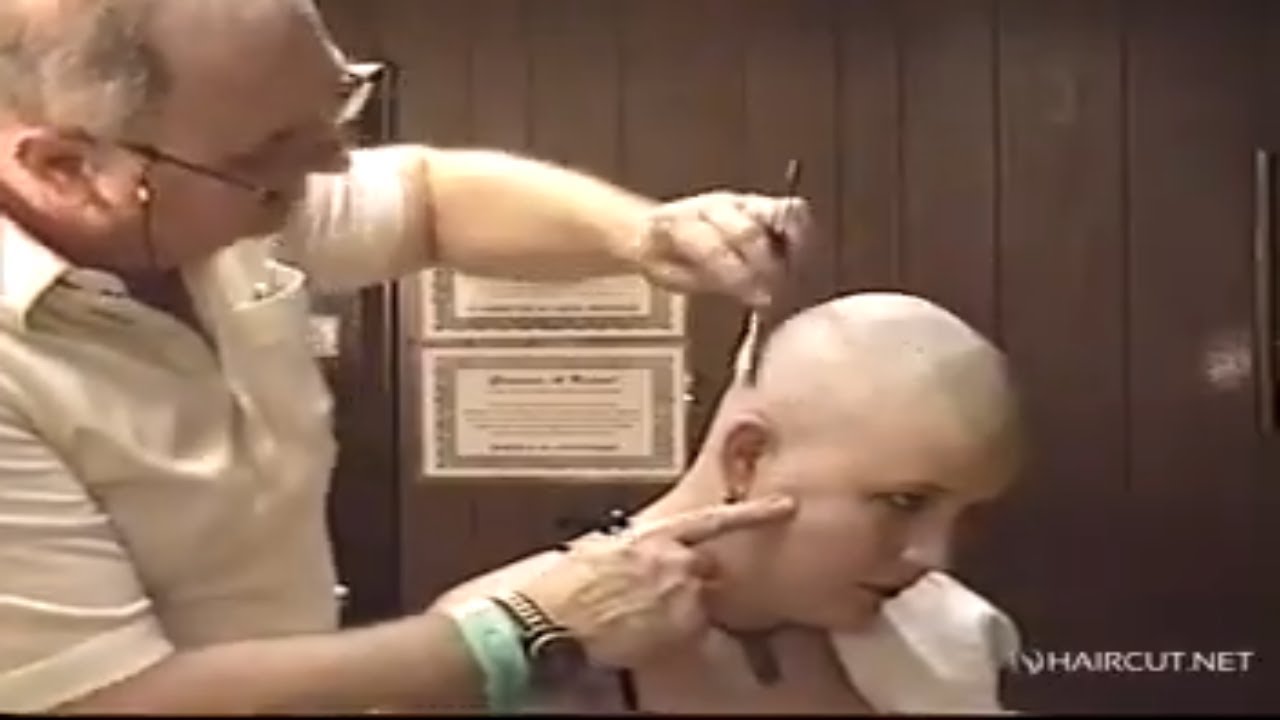 STRAIGHT RAZOR SHAVE ALEXIS DVD 365 NOW SHOWING ON HAIRCUT.NET