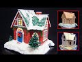 DIY Amazing Winter House using cardboard and coffee sticks | DIY Christmas house