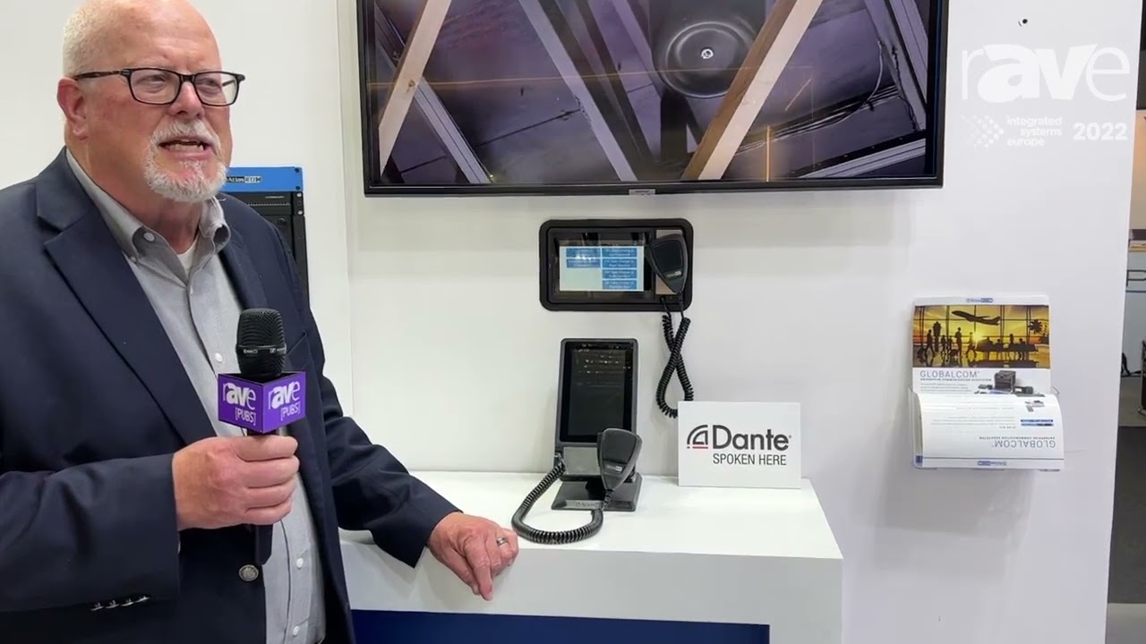 ISE 2022: AtlasIED Intros Model 571 Mic Station for GLOBALCOM Digital Communication System