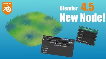 Stylised grass is Easy in Blender 4.5!