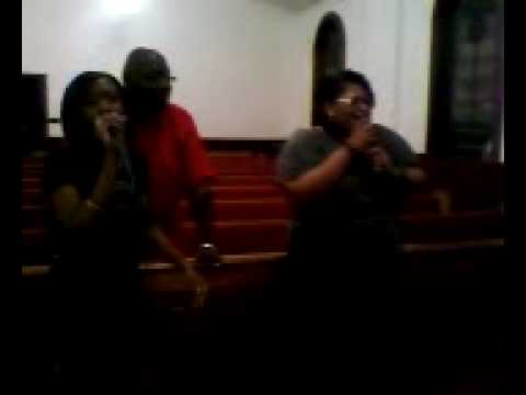 Brittney Spivey and Brittani Brown singin "There i...