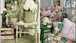 🌸New🌸Home rusticVintage ,Shabby chic Farmhouse home decorating ideas#homedecor #farmhouse #rustic