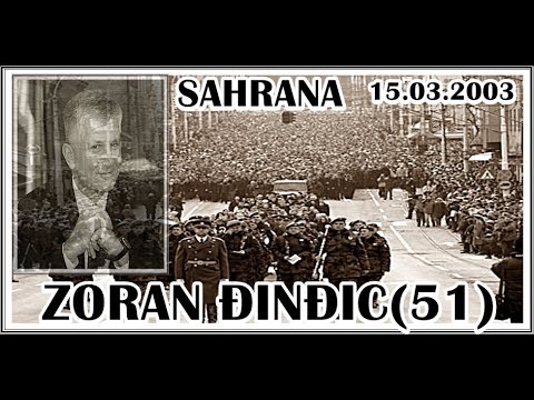 ZORAN ĐINĐIĆ(51) PREDSEDNIK VLADE RS -SAHRANA 15.03.2003