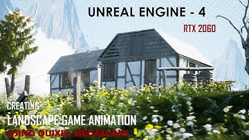 Landscape Realistic 3D Game Animation | Unreal Engine - 4 | RTX 2060