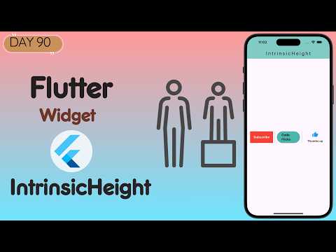 Flutter IntrinsicHeight | How to Use IntrinsicHeight in Flutter