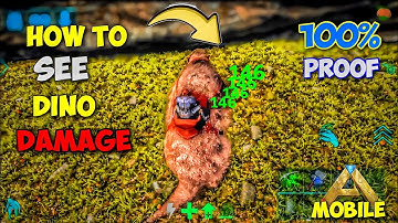 How to See Dino Damage in ARK Mobile? (100% Working!)