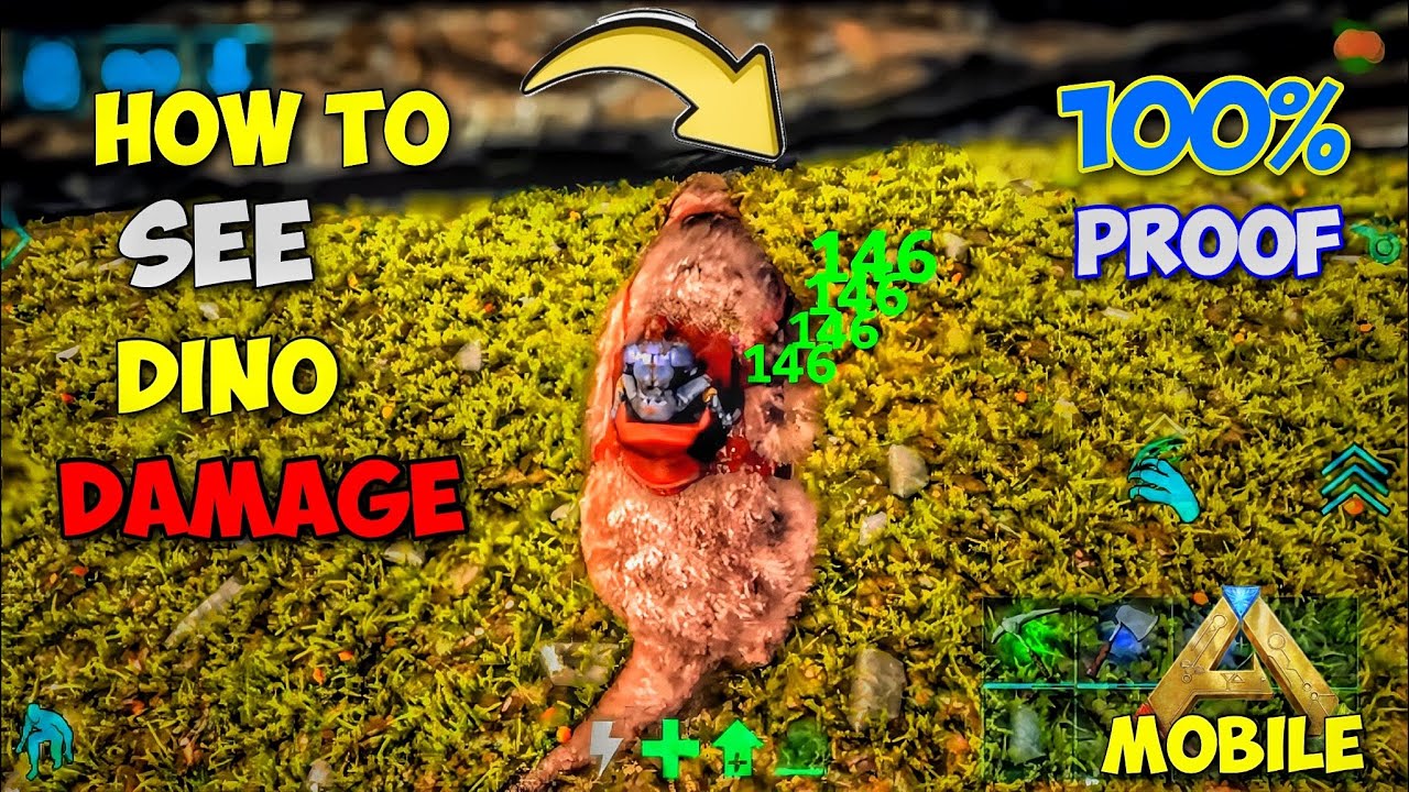 How to See Dino Damage in ARK Mobile? (100% Working!)