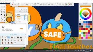 Happy And Safe Halloween 2020 My First Speedpaint Video