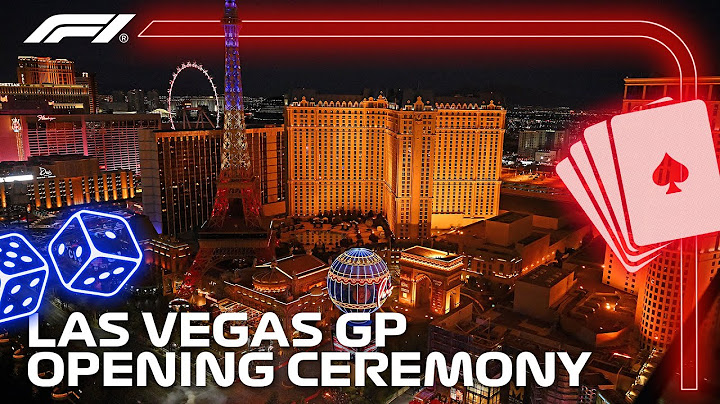 Las Vegas Grand Prix Opening Ceremony