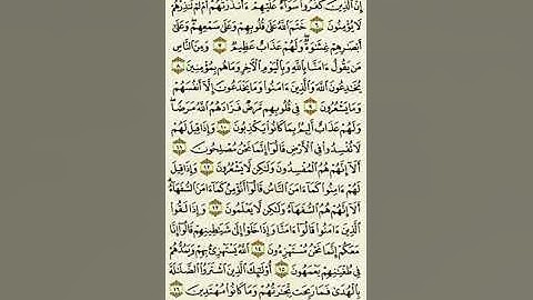 ‏الصفحة ٣‎‎#القرآن_الكريم  ‎#ختمة_القرآن_الكريم سورة البقرة من الآية ٦ إلى ١٦ القارئ ماهر المعيقلي