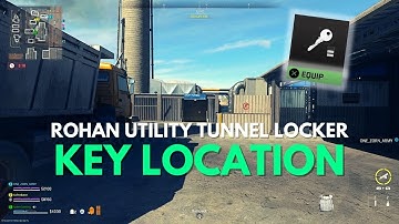 Rohan Utility Tunnel Locker Key - DMZ Location Guide