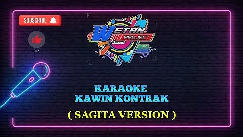 KAWIN KONTRAK KARAOKE ( SAGITA VERSION )‼️Arya Galih ft Shinta Arshinta‼️