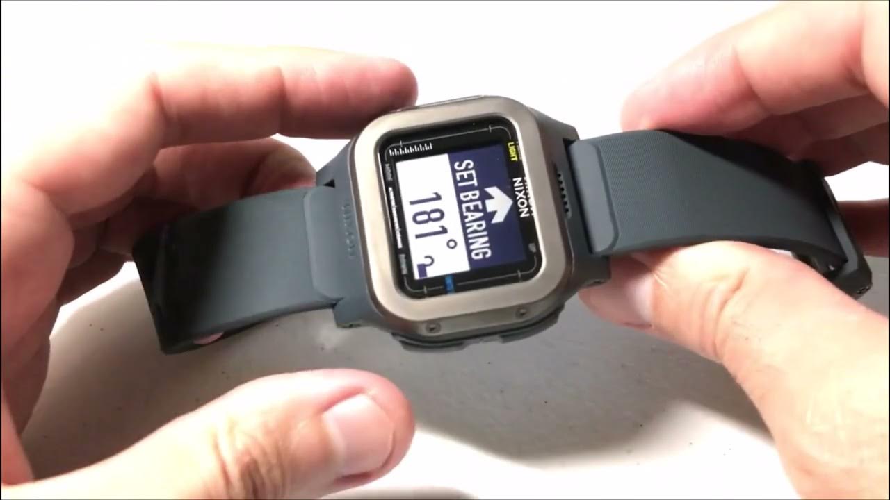 Nixon Regulus Expedition Compass mode YouTube