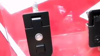 Zinc Alloy Latch Sealed Lever Latch Push Button Compression Adjustable Grip
