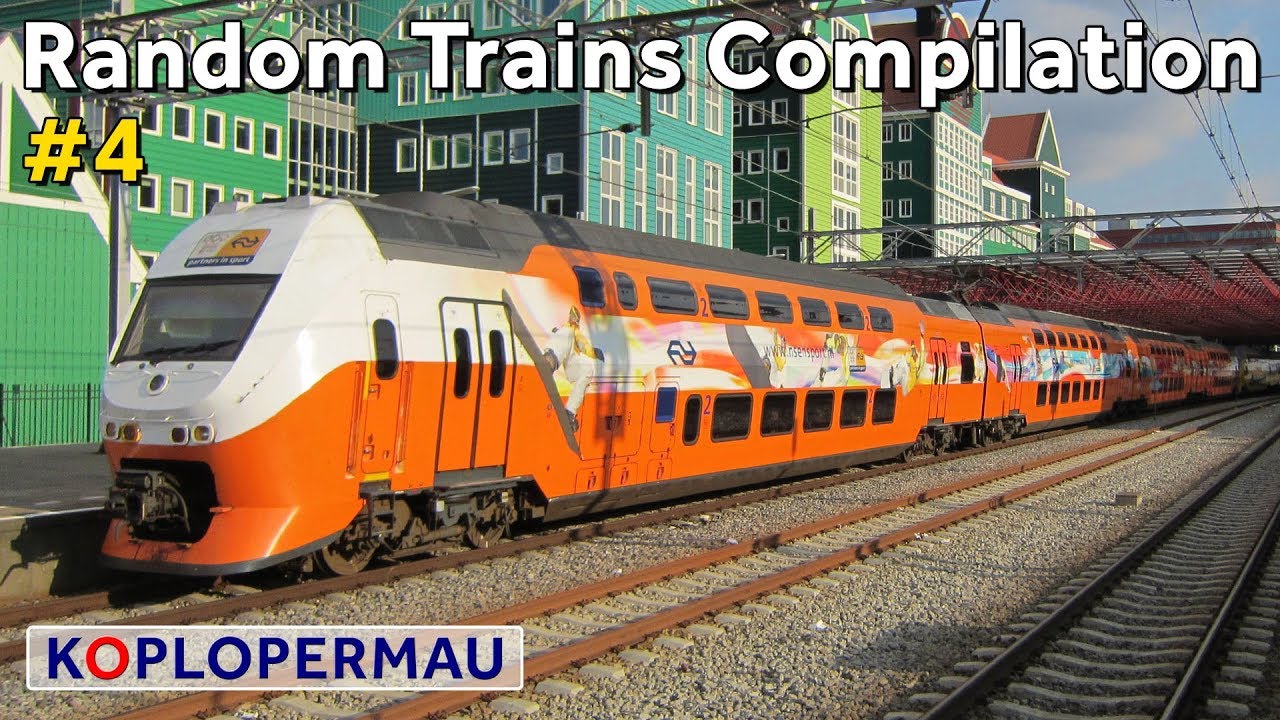 Willekeurige Treinen Compilatie #4 (Treinen in Nederland en daarbuiten)