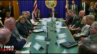 Florida governor hosts round-table discussion on school violence